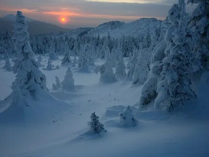 Урал зимой (55 фото) .