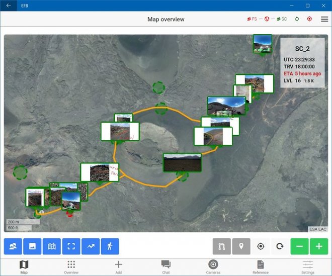 Интерфейс Electronic Field Book