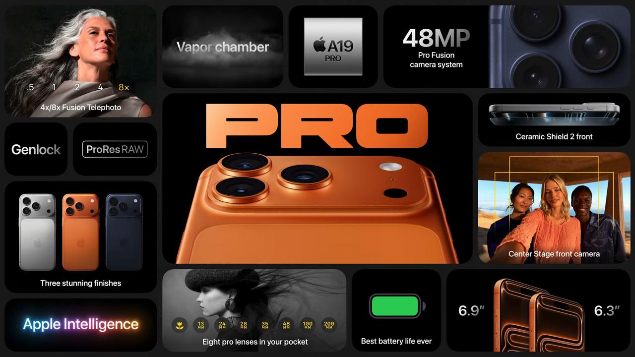 iPhone 17 Pro и Pro Max