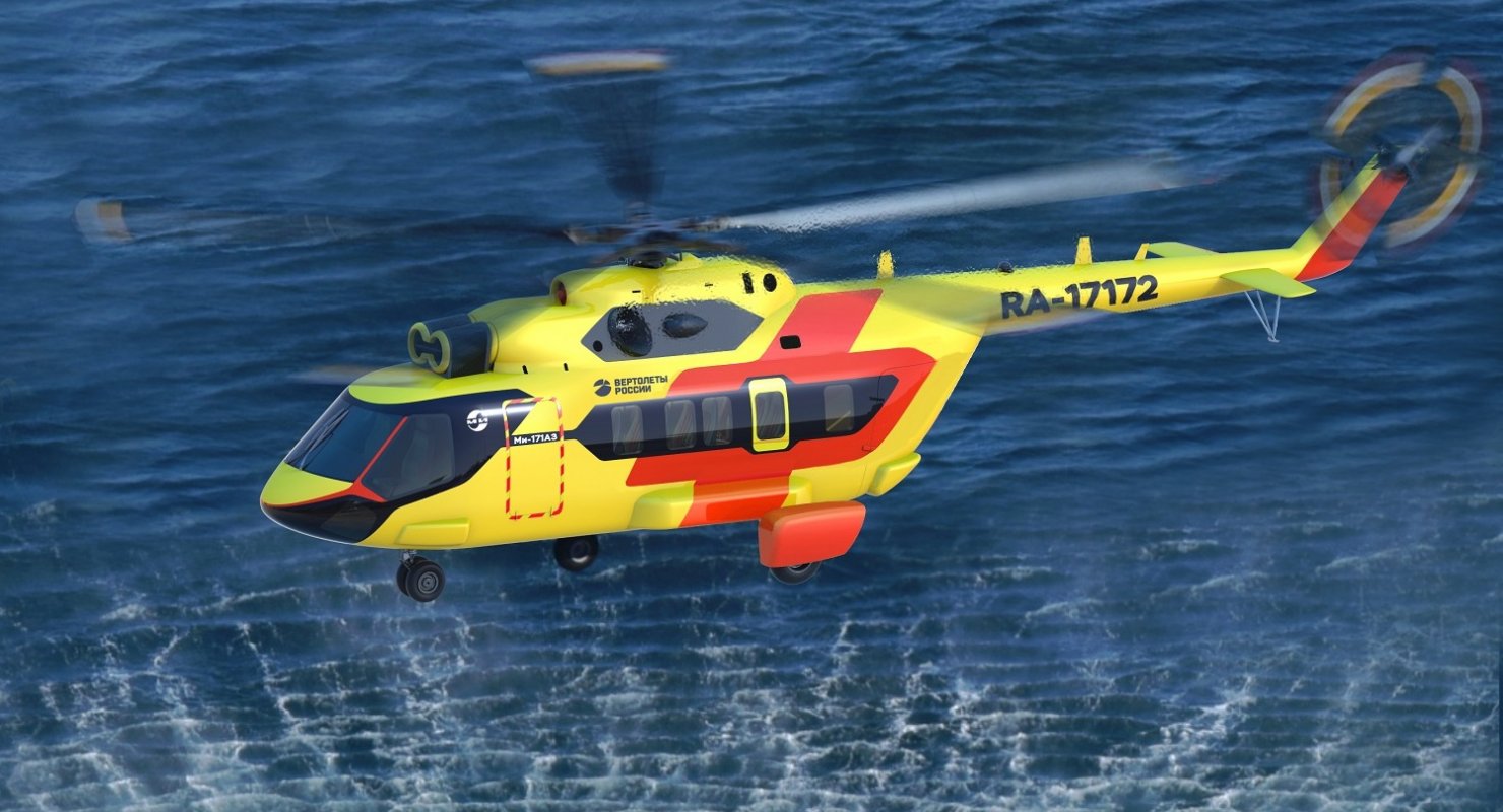 Офшорный вертолёт Ми-171А3 совершил первый полёт