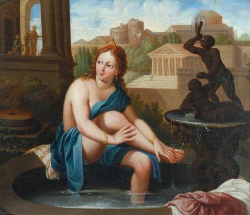 «Давид и Вирсавия». Картина неизвестного художника XVI в.