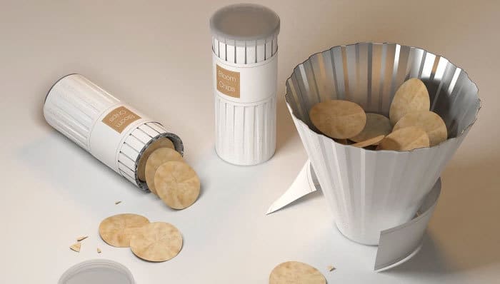 Chip Can Which Blooms Into A Bowl Chip Can Which Blooms Into A Bowl