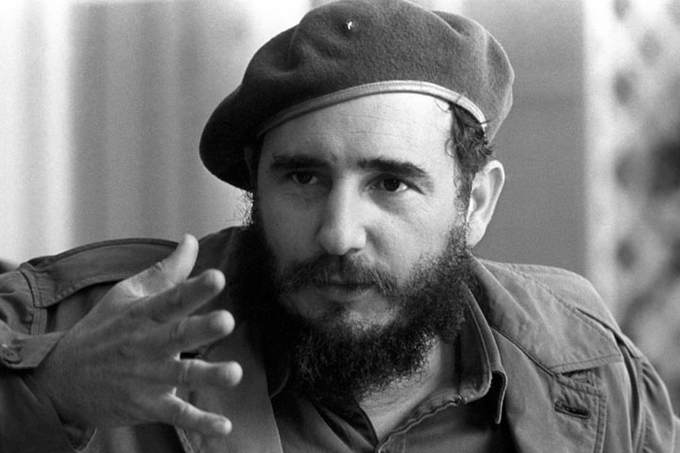 Фидель Кастро в молодые годы 