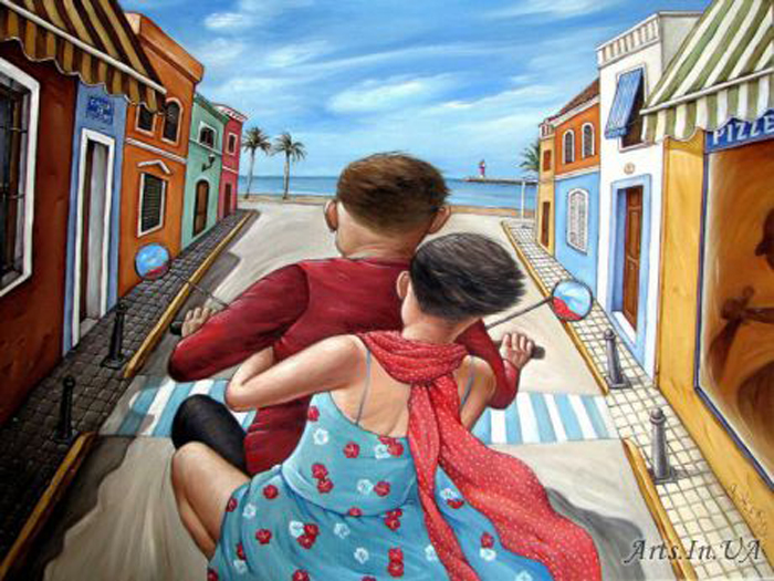 20 душевных картин об СССР от художницы из Донецка﻿ 