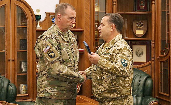 Украинский министр обороны расшаркался перед генералом США