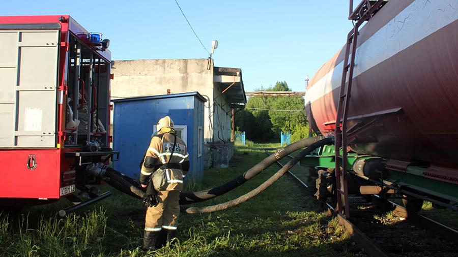 Пожар на территории газоперерабатывающей станции в Казани потушен