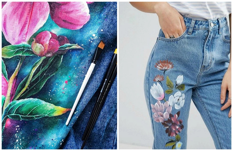 Рисуем на дениме: вдохновляющие примеры + мастер-класс краски, чтобы, рисунок, эскиз, джинсы, очень, джинсовые, в качестве, поскольку, нарисовать, будет, картины, можно, случае, с помощью, высыхания, тарелка, нужно, белой, мастеров