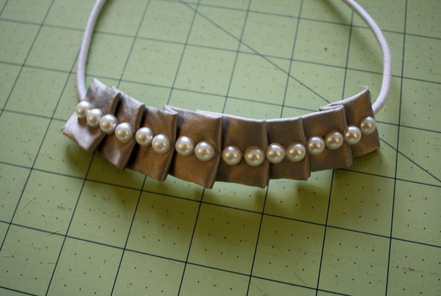 Нарядный ободок для девочки из ткани Нарядный ободок для девочки из ткани ободок из ткани