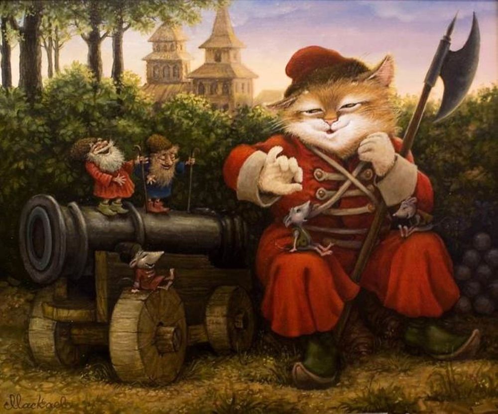 Кошачьи сказки художника Александра Маскаева, фото № 38