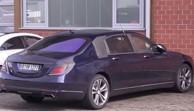 Немцы приоткрыли внешность роскошного Майбаха S600 будет, Maybach, станет, Sкласса, задними, твинтурбо, Премьера, больше, ЛосАнджелесе, всегоАвтомобиль, 60литрового, вариант, измененный, установкой, силовой, сиденьями, ультракомфортными, разработанными, бирку, вновь