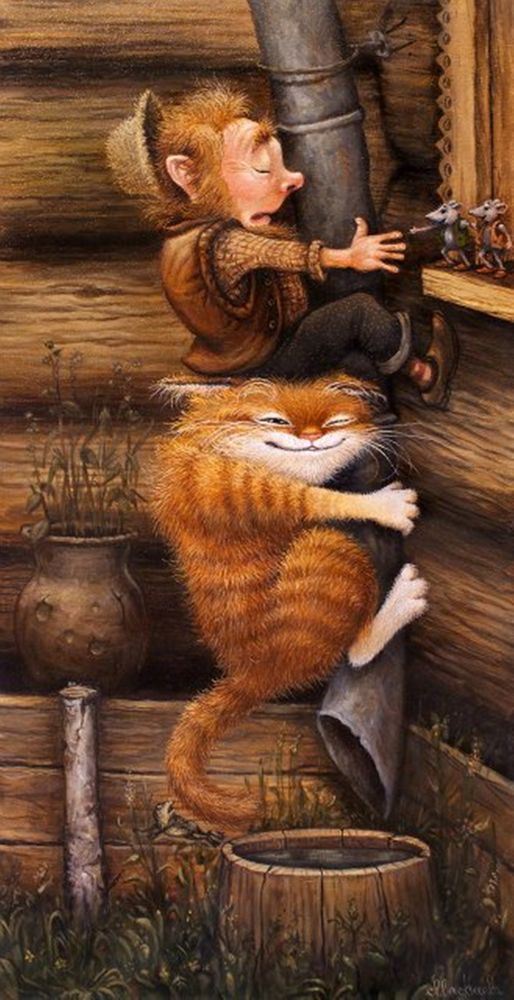 Кошачьи сказки художника Александра Маскаева, фото № 12