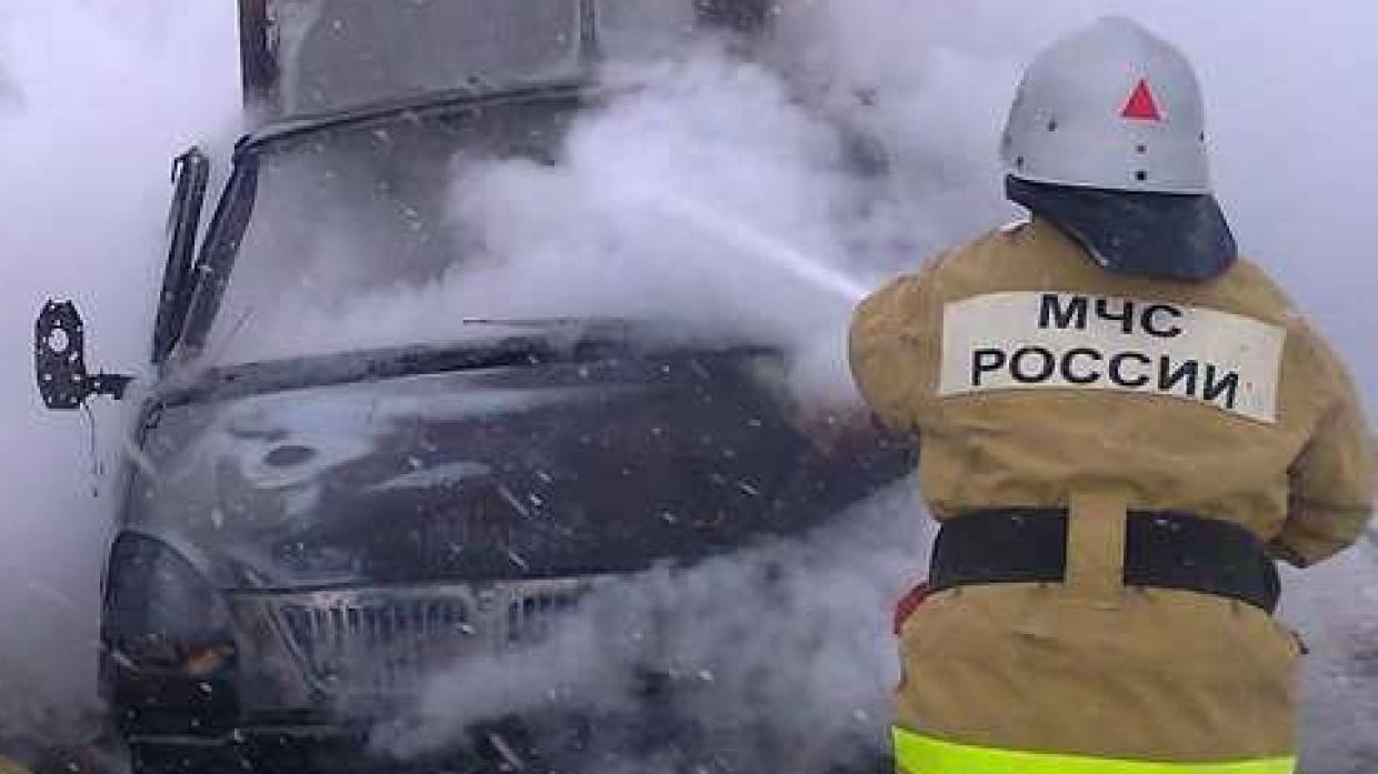 Житель Калужской области заживо сгорел в своем автомобиле