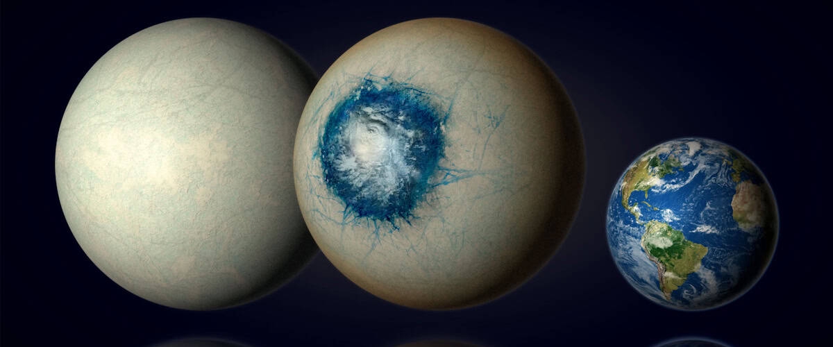 На ледяной экзопланете может быть богатая азотом атмосфера и жидкая вода