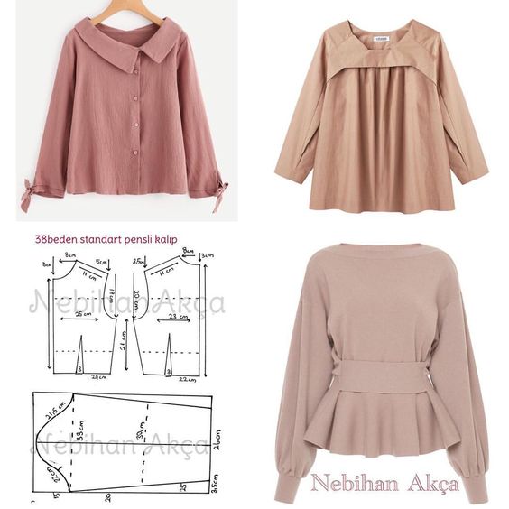 Выкройки блузок на все случаи жизни Выкройки блузок на все случаи жизни выкройки блузок