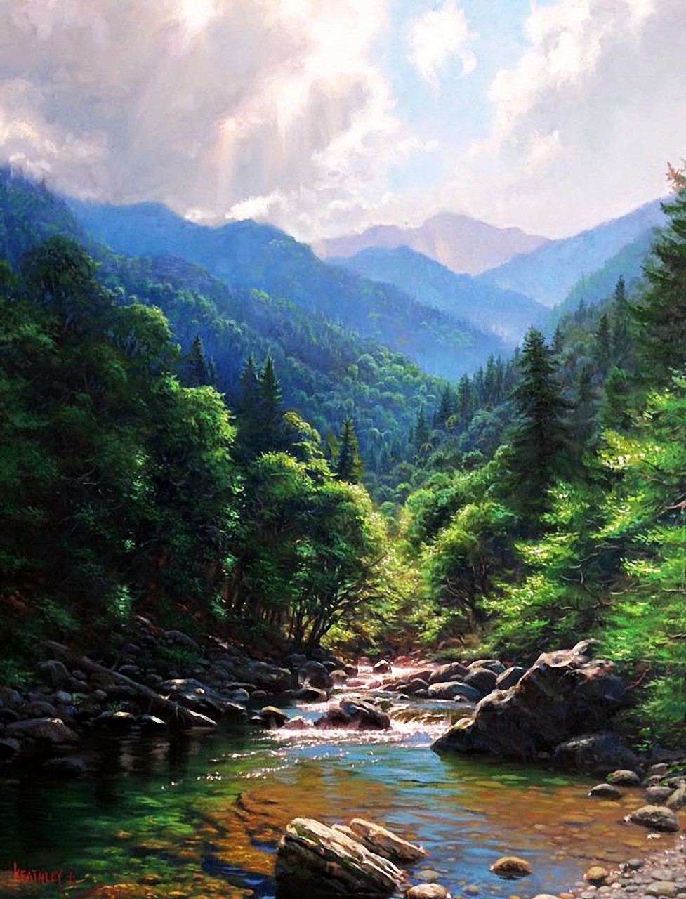 Художник Марк Китли. Лето Живопись