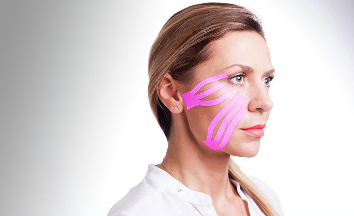 How To Use Kinesiology Tape For Face Wrinkles