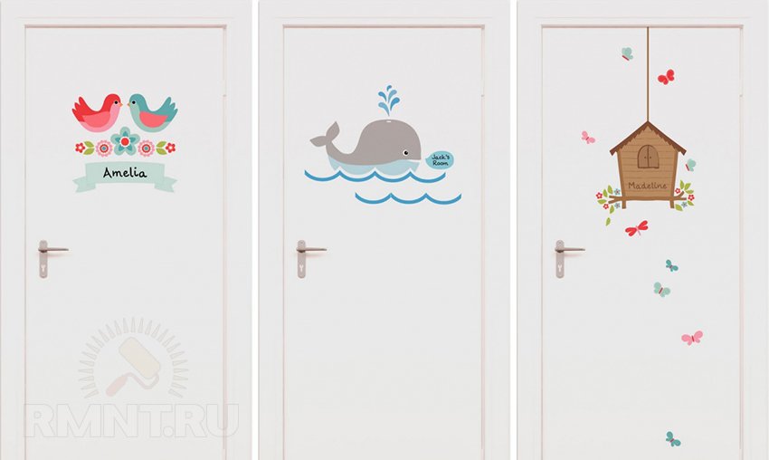 14 идей декорирования межкомнатной двери