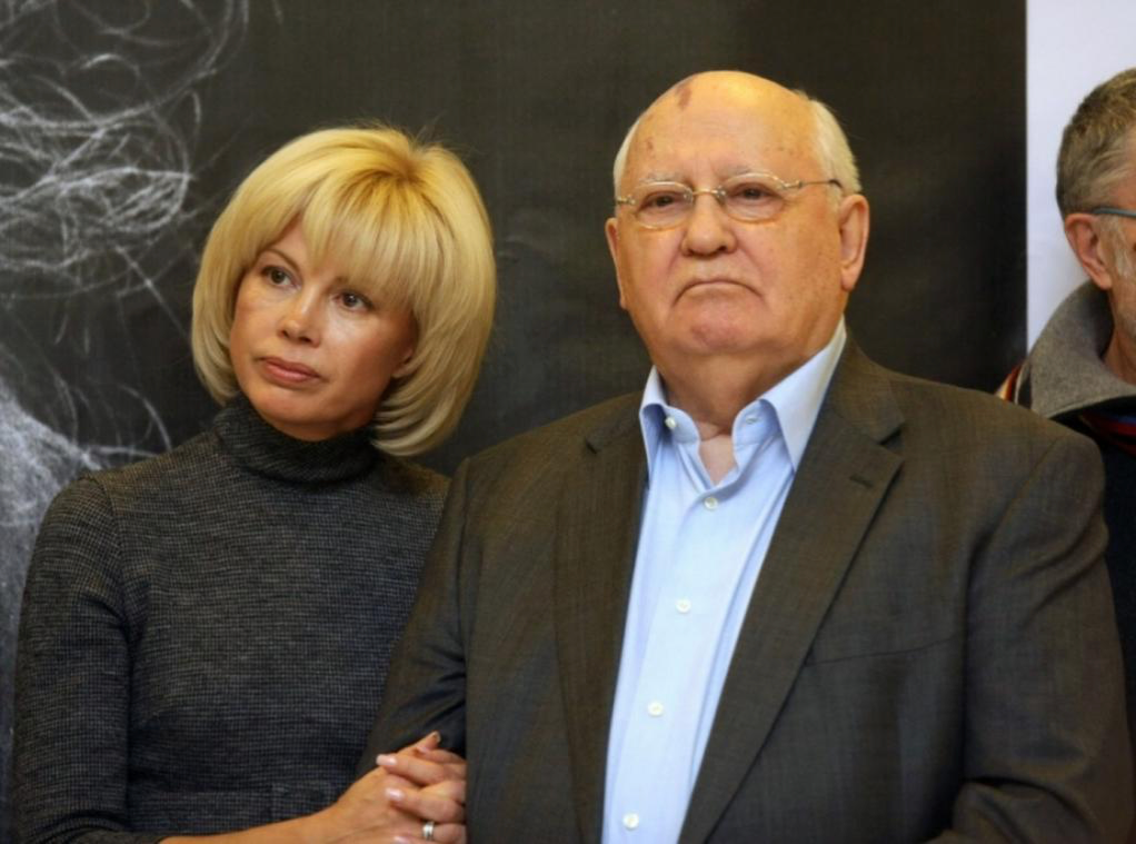 Ирина вместе с отцом, Михаилом Горбачёвым 