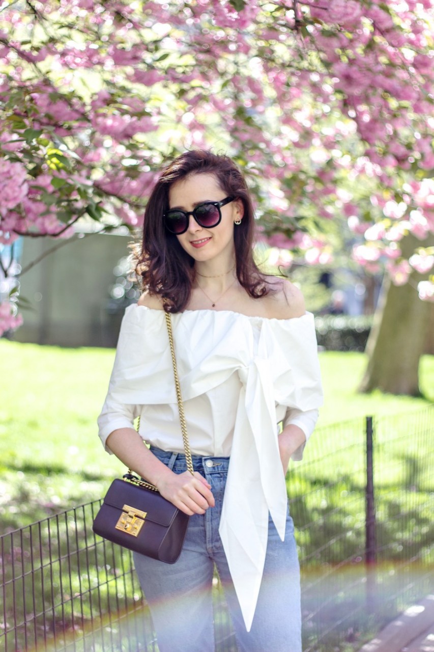 NYC Blogger: Off The Shoulder White Top 11