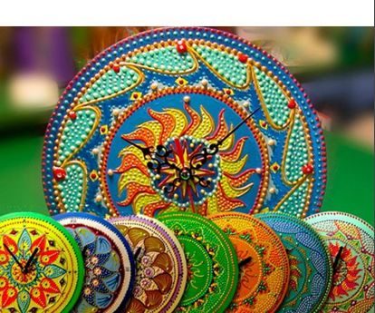 Идеи точечной росписи креатив,сделай сам,точеченая роспись