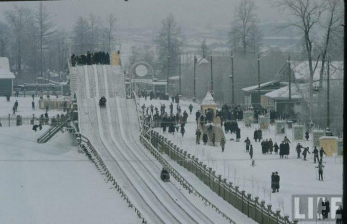 Московские дети зимой 1960-го года История,общество