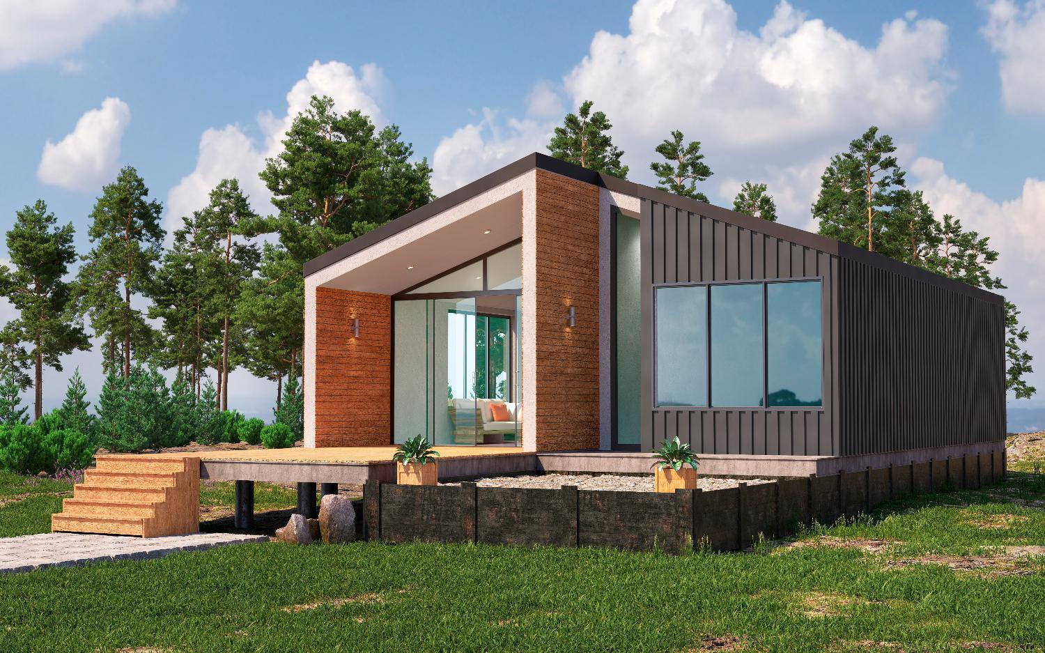 Модульные дома для круглогодичного проживания: что это и как построить загородный дом,ремонт и строительство