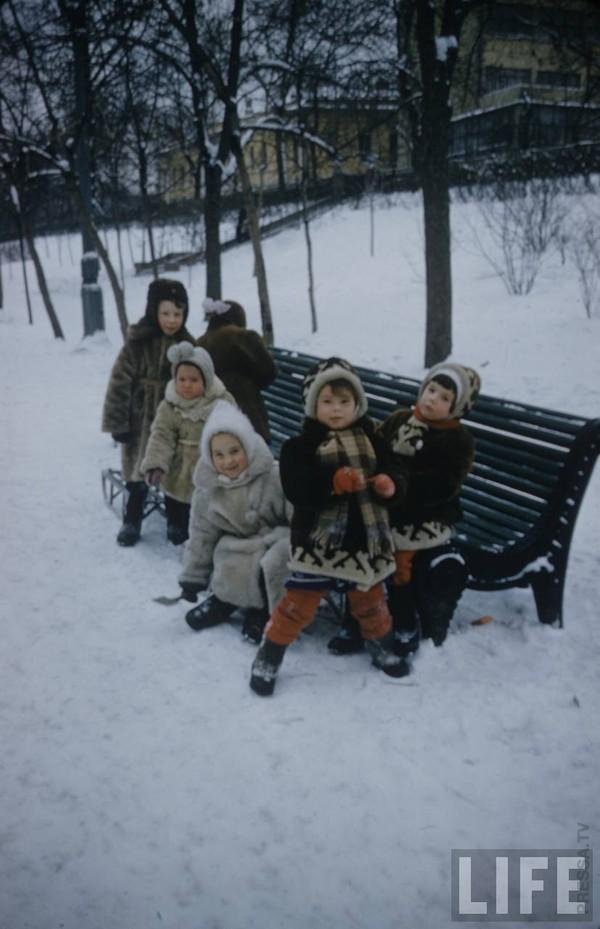 Московские дети зимой 1960-го года История,общество