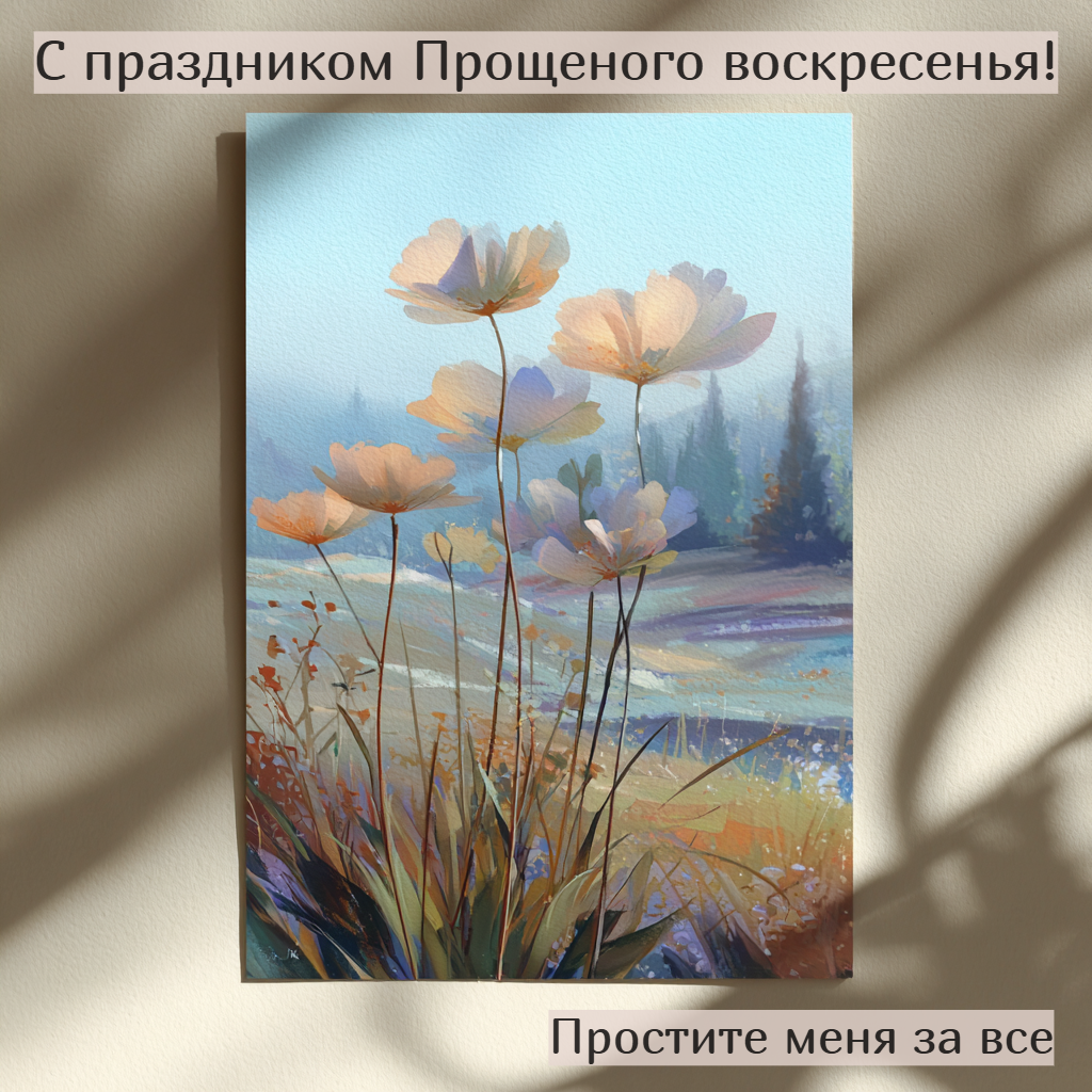 Открытки «Прости меня»: 25 картинок, которые можно отправить близким на Прощеное воскресенье-2026 Прощеное, воскресенье, обиды, открытки, открытку, слова, прощения, именно, перестаем, очень, приходят, сообщение, сказать, отправить, Лучше, готов, картинки, может, ответить, просто