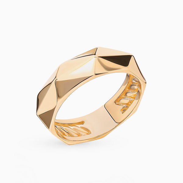 Кольцо «Калина золотая», розовое золото