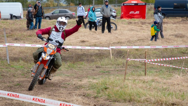 Чемпионата России по эндуро прошел в Зарайске