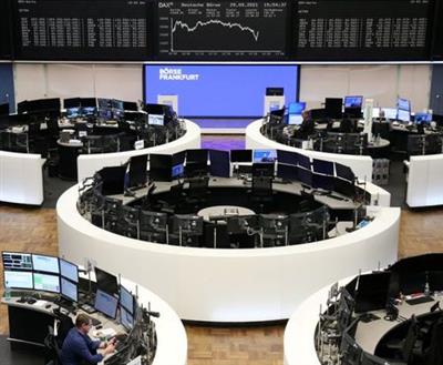 The German share price index DAX graph is pictured at the stock exchange in Frankfurt, Germany, September 29, 2021. REUTERS/Staff