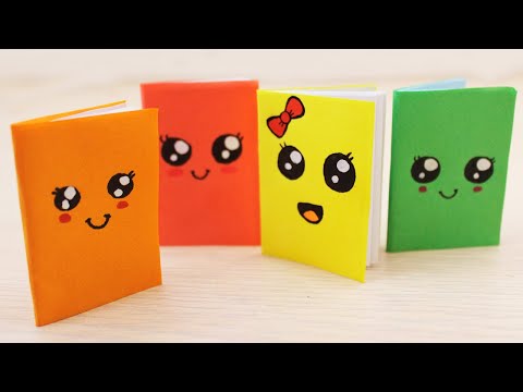 DIY Kawaii БЛОКНОТИК из 1 листа бумаги