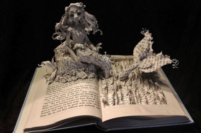 Скульптуры из книг от Джоди Харви-Брауна (14 фото)