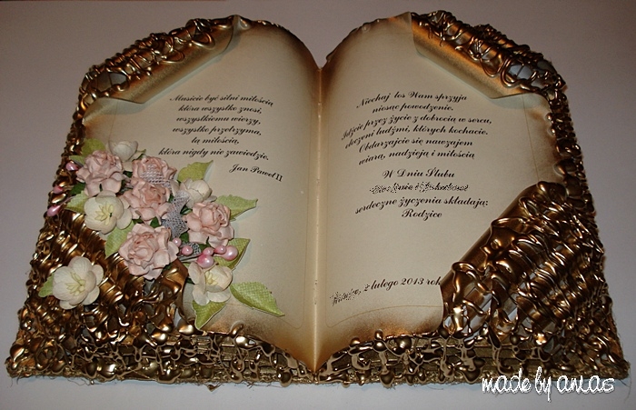Открытка в виде книги как делать