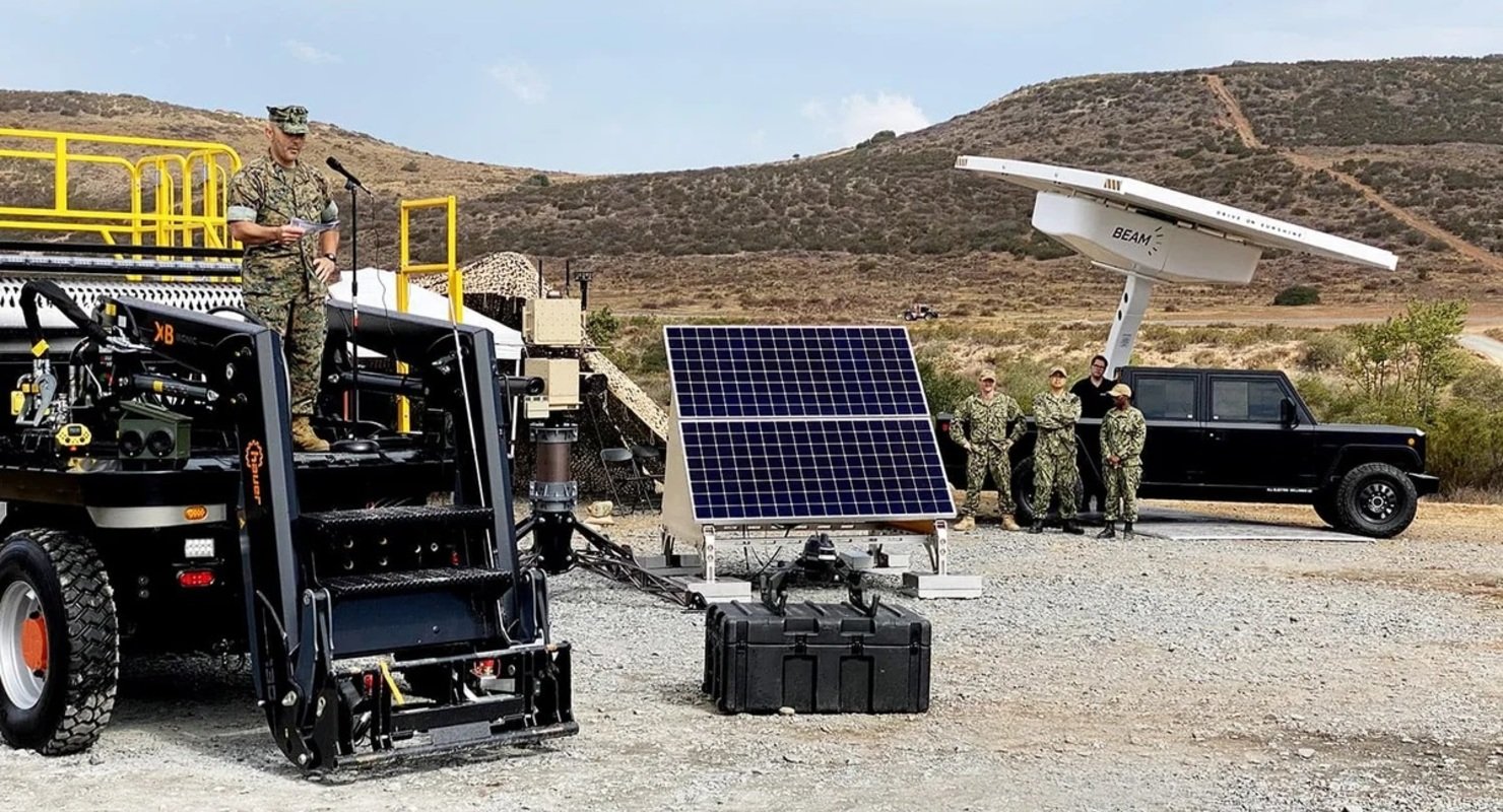 Морская пехота в США начала использовать электромобили