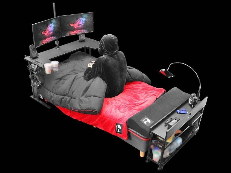 Японцы создали кровать для геймеров