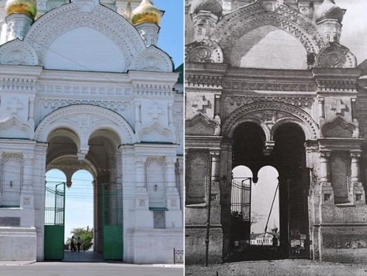 Астрахань за сто лет.  Сравнительная фотоподборка Астрахань,история России,фотоподборка