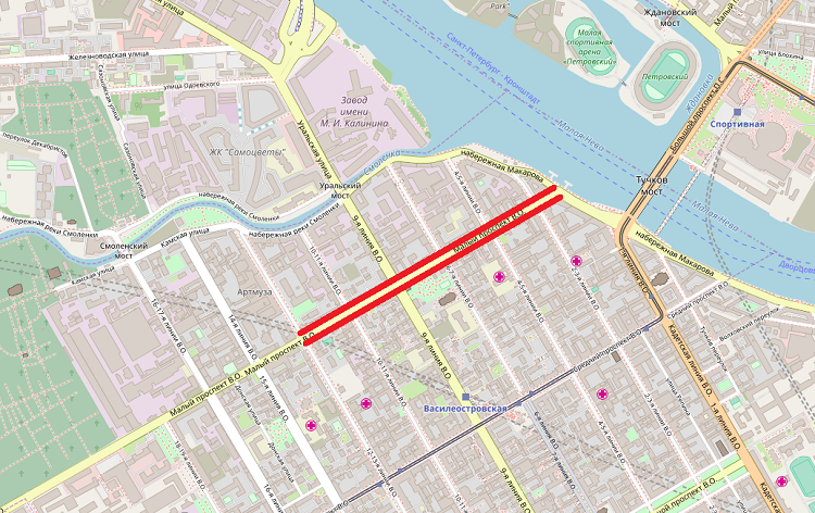 Карта автомобилиста санкт петербург