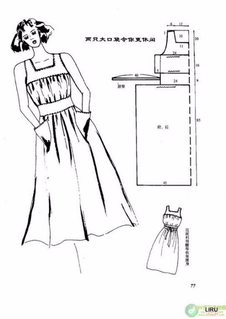 Простые интересные выкройки летних платьев Простые интересные выкройки летних платьев выкройка платья,летние платья,одежда,своими руками