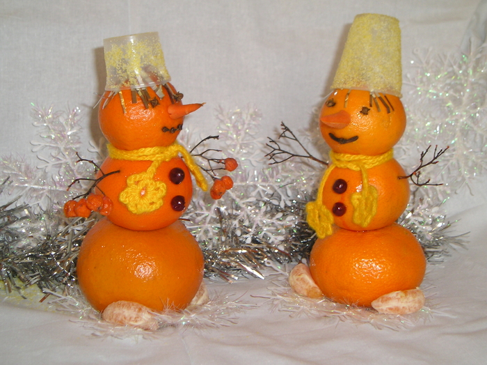 Новогодний декор из апельсинов и мандаринов идеи для дома,новогодний декор