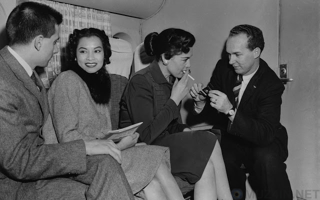Какими были полеты в 1950-е история,отдых и туризм,самолеты