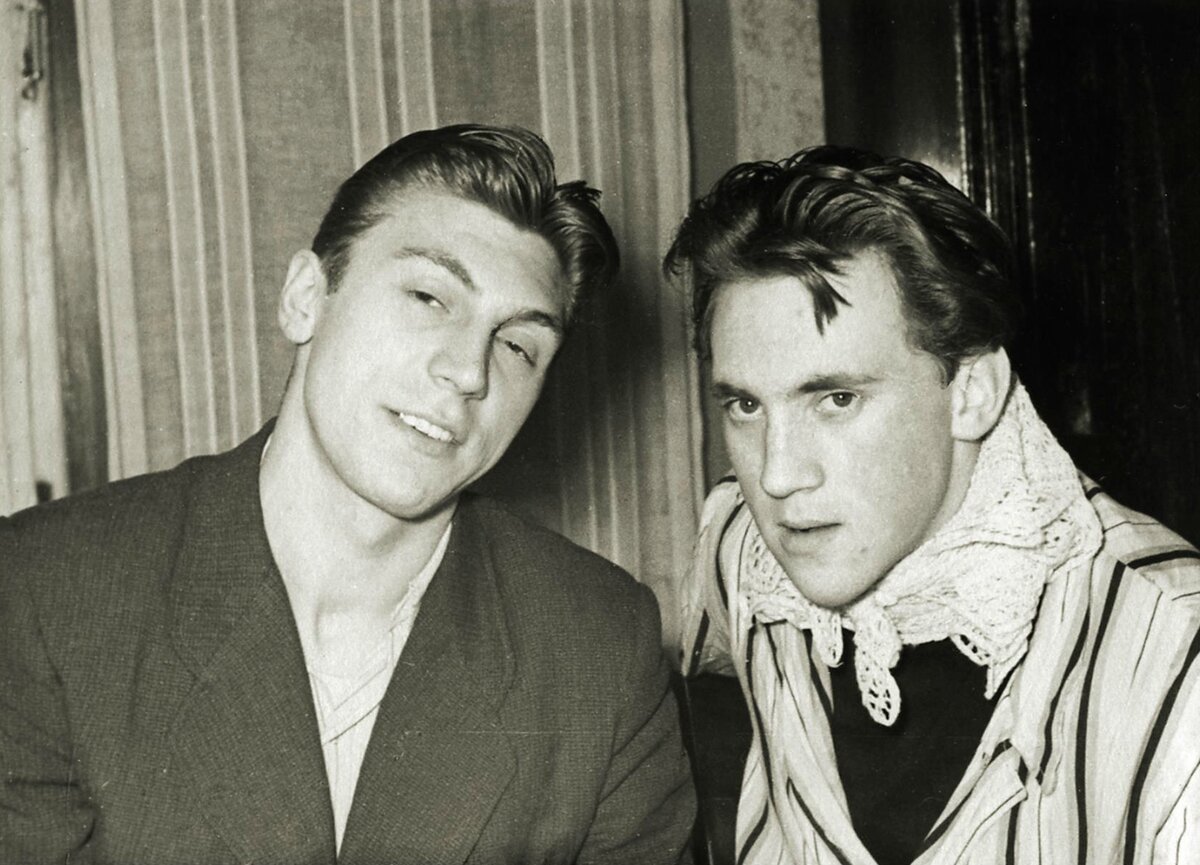Январь 1956 года, с Игорем Кохановским.