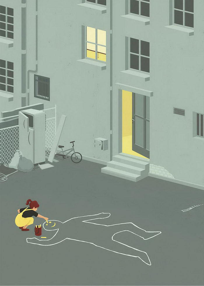 Ироничные иллюстрации о современном мире 