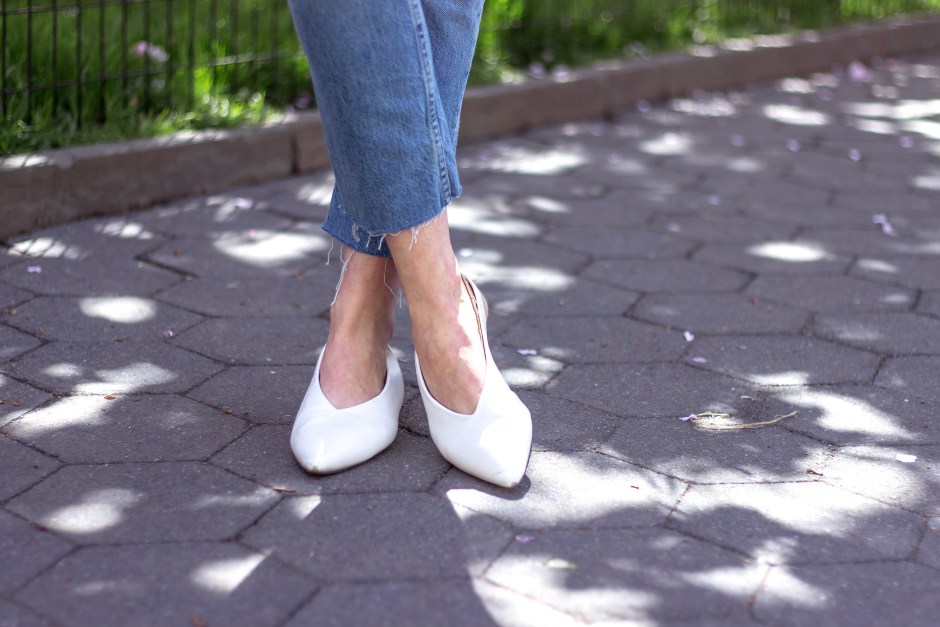 NYC Blogger: Off The Shoulder White Top 14