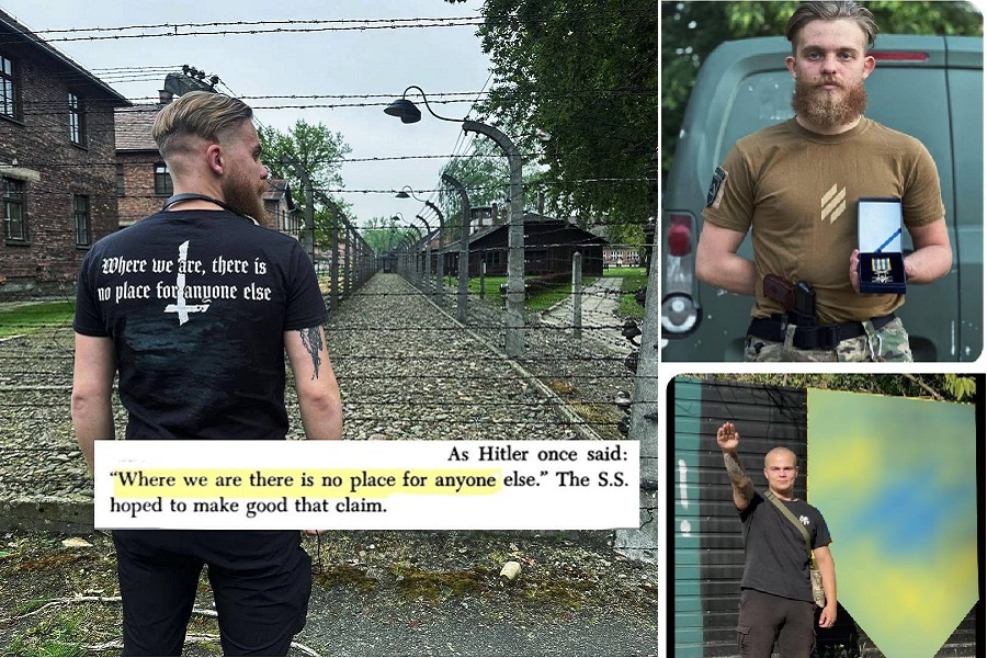 Визит вежливости в Освенцим с цитатой Гитлера 