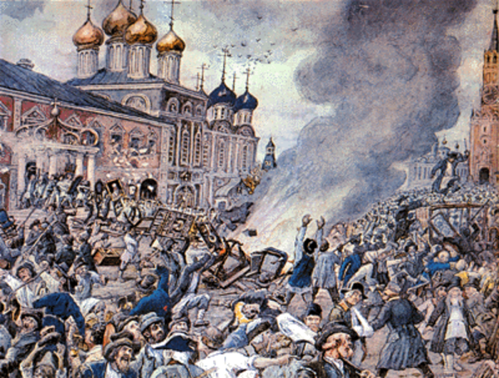 Чумной бунт в Москве. 1771 год