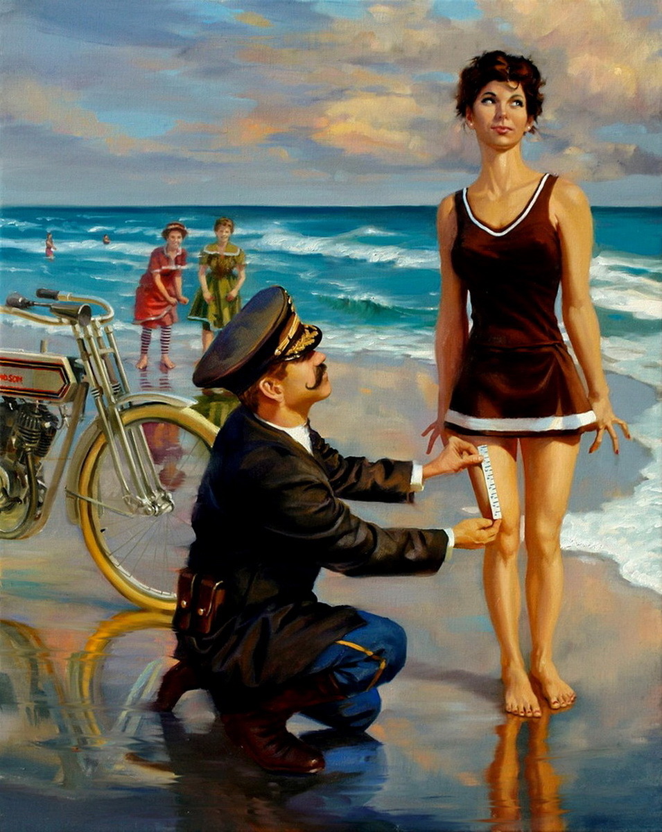 Ретро сюжет. Дэвид уль художник. Художник David Uhl. Перегрин Хиткот картины. Картины американского художника Дэвида Уля.