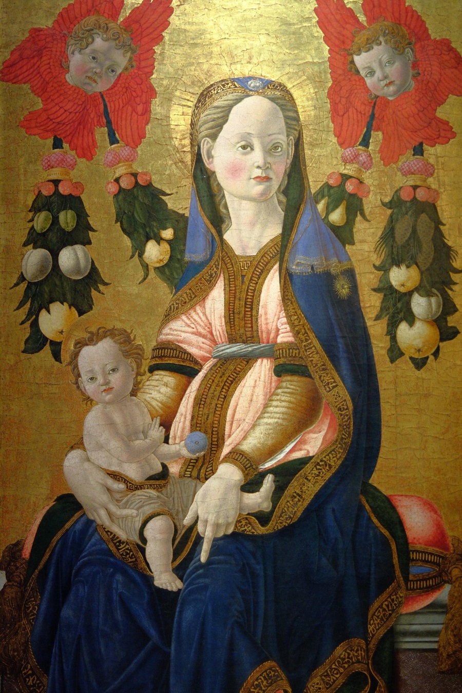 , Джованни ди Франческо дель -Сервельера Мадонна с младенцем,  1412 — 1459
