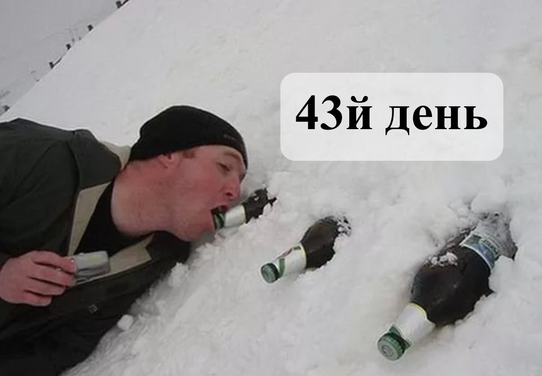 Первый день пьем