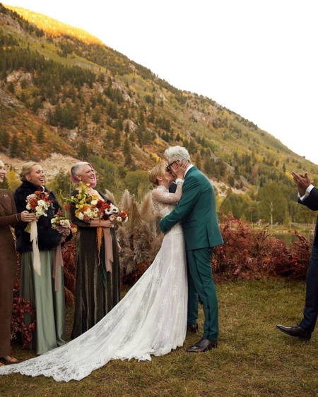 Джеймс Ганн и Дженнифер Холлэнд поженились после 7 лет отношений Звездные пары